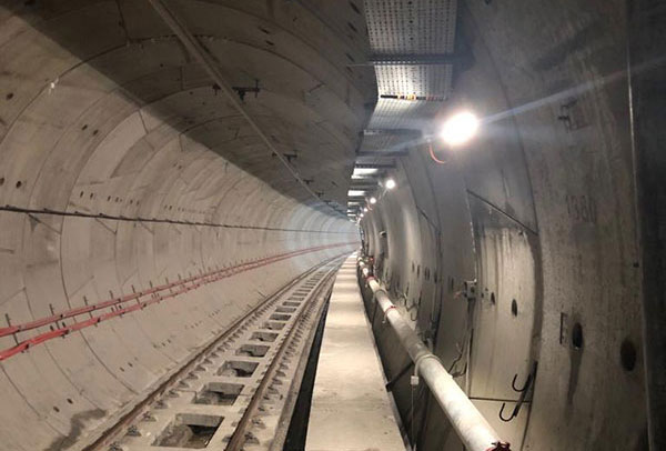 Gayrettepe - Istanbul New Airport Metro Construction Tunnels, LV-LV und Glasfaserinfrastrukturarbeiten